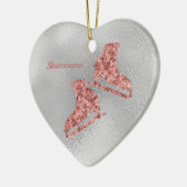 Étincelle Patinage sur glace ornement de Noël - ar (Gauche)