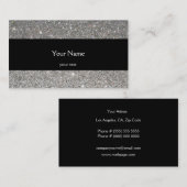 Étincelles et carte de visite élégants de parties (Devant / Derrière)