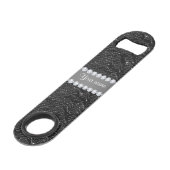 Étincelles et diamants noirs de paillettes de Faux (Dos Angle)