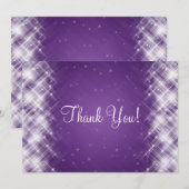 Étincelles fascinantes de Merci élégant de mariage (Devant / Derrière)