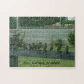 Étincelles Oiseaux sur un rail Vos mots Puzzles (Horizontal)