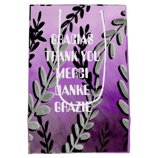 ETIQUETA DE AGRADECIMIENTO  MEDIUM CADEAUZAKJE (Achterkant)