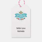 etiqueta navideña hello winter cadeaulabel (Achterkant)