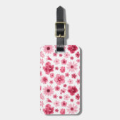 etiqueta para maleta flores bagagelabel (Voorkant verticaal)