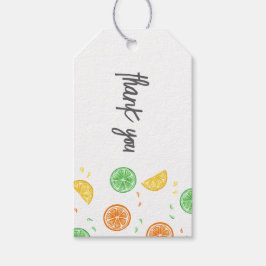 Etiqueta para regalo cítricos cadeaulabel