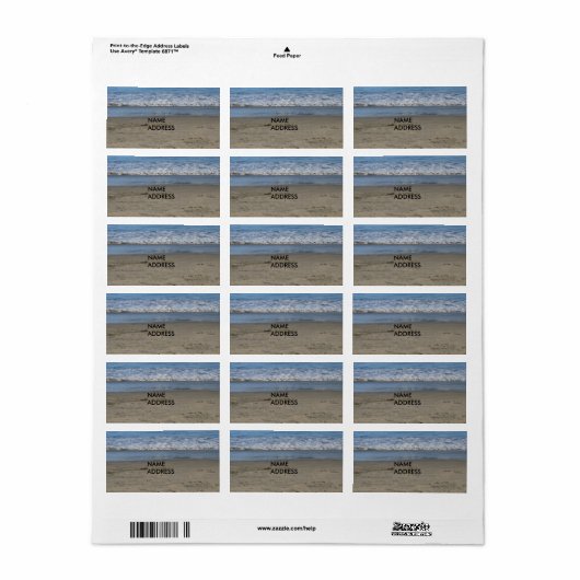 étiquette (Feuille entière)