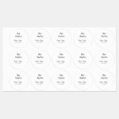 Étiquette (Feuille)