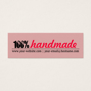 Étiquette 100% artisanale