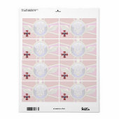 Étiquette [100] Emblème de l'armée de l'air ukrainienne (Feuille entière)