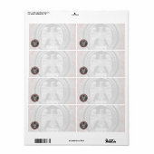 Étiquette [100] Silver Roman Imperial Eagle (Feuille entière)