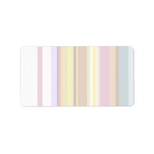 Étiquette 100 Slim : Motif des couleurs douces artistiques