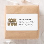 Étiquette 10 000 Tan Sport Course (En situation)