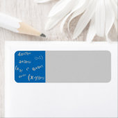 ÉTIQUETTE 129 ÉQUATIONS MATHMATIQUES BLEUES ALGÉBRA ÉDUCAT M (En situation)