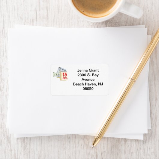 Étiquette 15 avril - (En situation)