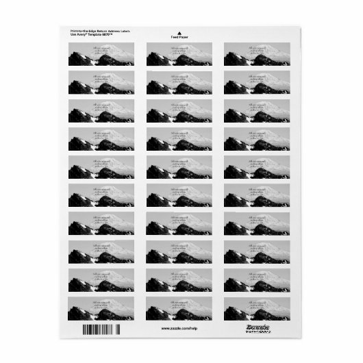 ÉTIQUETTE 165 (Feuille entière)