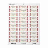 Étiquette 1904 Bully Pulpit (Collection Mariage) (Feuille entière)