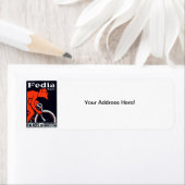 Étiquette 1920 Diable à vélo (En situation)