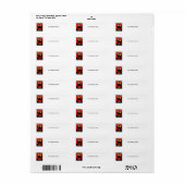 Étiquette 1920 Le Times de Cuba (Feuille entière)