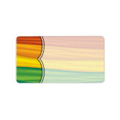 Étiquette 1,25 po x 2,75 po Adresse postale Adresslgbtq rain (Devant)