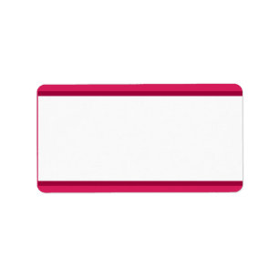 Étiquette 1,25 po x 2,75 po Adresse postale Boucles rose fra