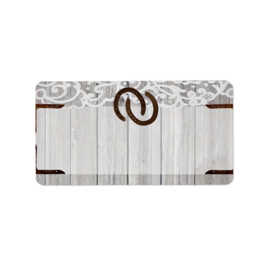 Étiquette 1,25 po x 2,75 po Adresse postale Chaussures de ch (Devant)