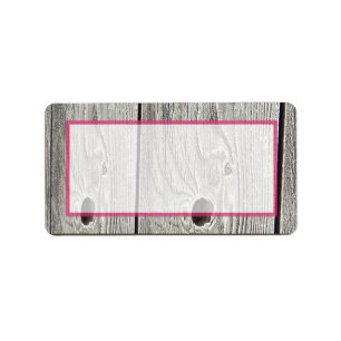 Étiquette 1,25 po x 2,75 po Adresse postale Mason Jar avec f