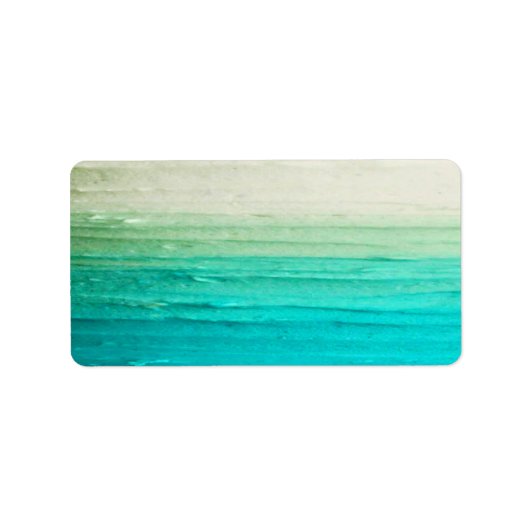 Étiquette 1,25 po x 2,75 po Adresse postale Ombre Blue (Devant)