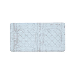 Étiquette 1,25 po x 2,75 po Adresse postale Panneau Rustique