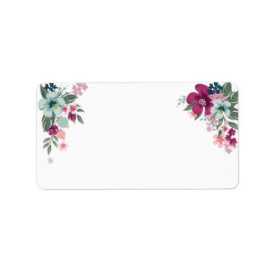 Étiquette 1,25 po x 2,75 po Adresse postale professionnelle 