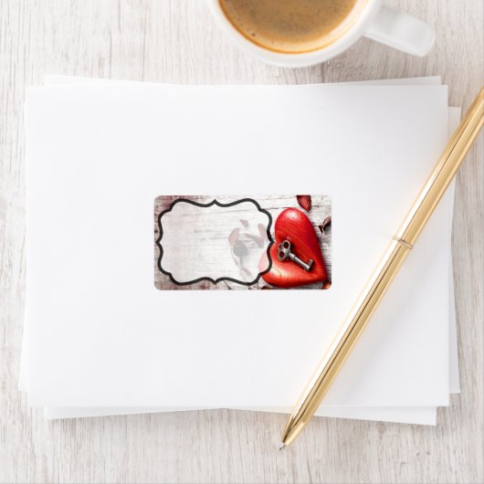 Étiquette 1,25 po x 2,75 po Adresse postale professionnelle (En situation)