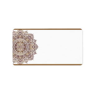 Étiquette 1,25 po x 2,75 po Adresse postale Profond Marocain