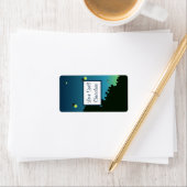 Étiquette 1,25 po x 2,75 po Fireflies de Hershey et jarres d (En situation)