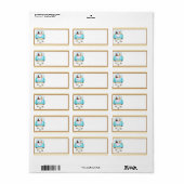 Étiquette 1,25" x 2,75" adresse de expédition obtiennent (Feuille entière)