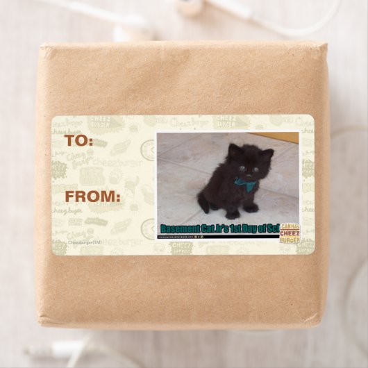 Étiquette 1er jour de l'école (En situation)