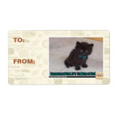 Étiquette 1er jour de l'école (Devant)