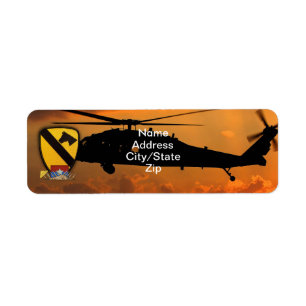 Étiquette 1ère 7e cavalerie air-roc vietnam guerre