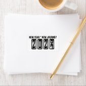 Étiquette 2027 Odomètre Nouvel An (En situation)
