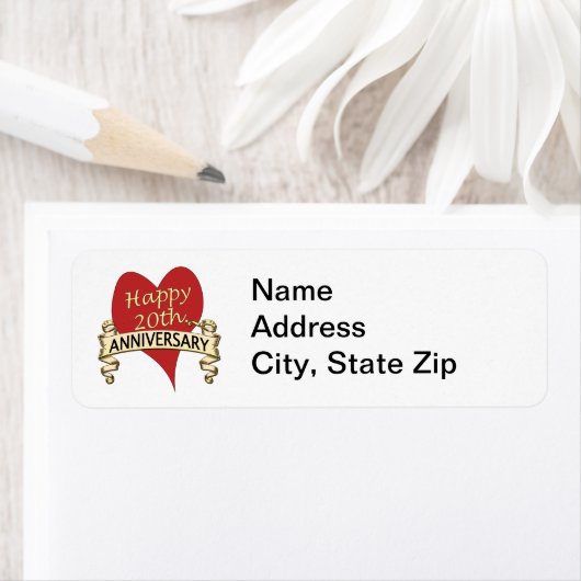 Étiquette 20ème. Anniversaire (En situation)