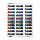 Étiquette 25e division d'infanterie timbre de guerre du viet (Feuille entière)