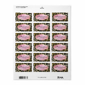 Étiquette 311 Boutique Bodacious Leopard (Feuille entière)