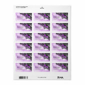 Étiquette 311 Dream in Lights Leopard & Lace Violet (Feuille entière)