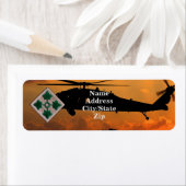 Étiquette 4e FNI ID Division d'infanterie - Anciens combatta (En situation)