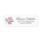Étiquette 50 et Fabuleux anniversaire (Devant)
