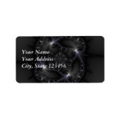 Étiquette 50 Nuances De Gris - Art Fractal (Devant)