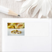 Étiquette 50E Anniversaire De Mariage D'Or (En situation)