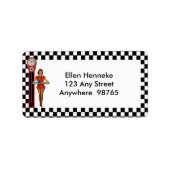 Étiquette 50s Retro Diner (Devant)