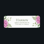Étiquette 80th Birthday Pink Hydrangeas Adresse de retour<br><div class="desc">Ces étiquettes de adresse sont élégants et charmants. Leur belle conception avec des hydrangées roses multicolores et de délicats parfums de verdure naturelle dans un style aquarelle contemporain sont parfaits pour répondre à vos invitations à 80e anniversaire. Il est super facile d'utiliser le modèle. Sélectionnez simplement Personnalisez ce modèle et...</div>