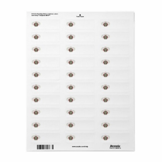 Étiquette 82e division aéroportée (Feuille entière)