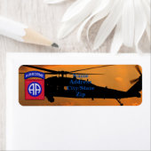 Étiquette 82e Division aéroportée de l'ABN DIV Fort Bragg (En situation)