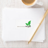 Étiquette 8,5 X 11 Feuilles Étiquettes, Vegan (En situation)